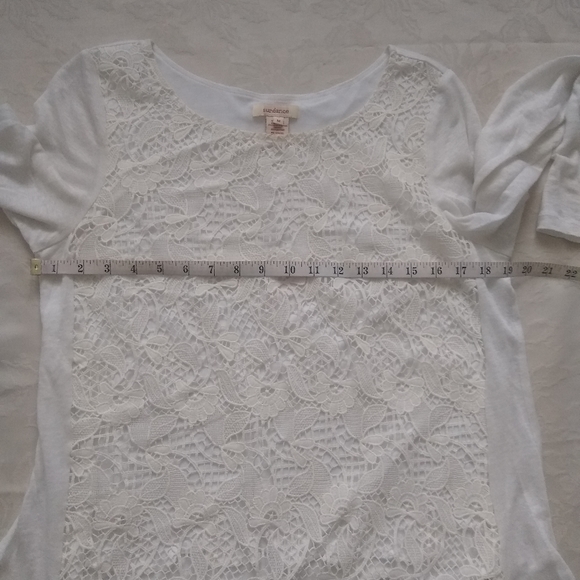 Sundance linen embroidered lace eyelet - Picture 5 of 8